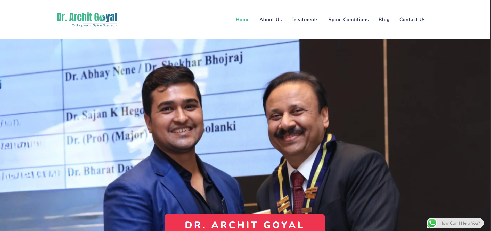 drarchitgoyal WordPress preview